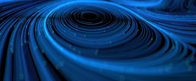 Abstract image of digital lines