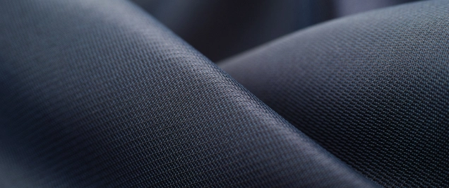 Close up of suit material