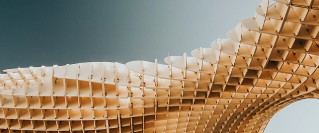 Abstract image of wooden structure